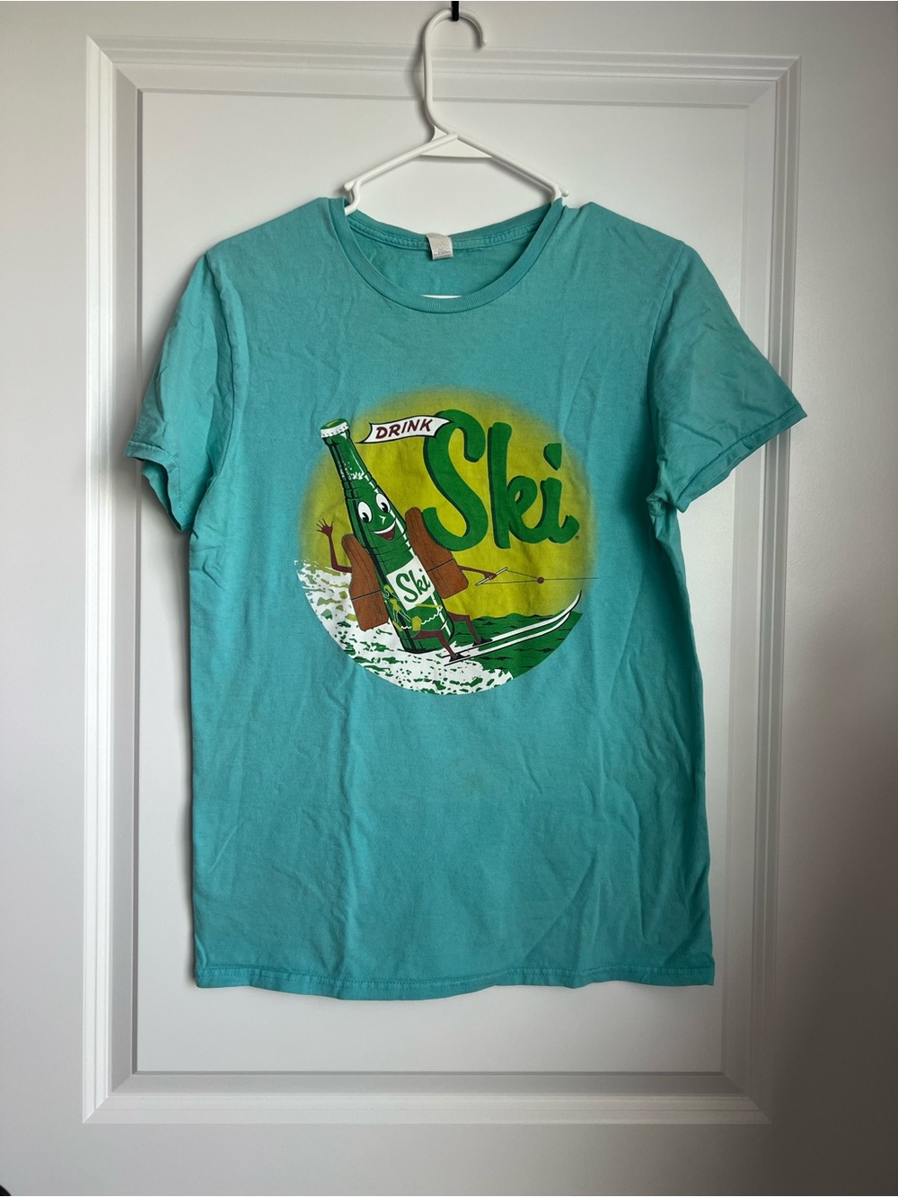 Drink Ski Teal T-Shirt